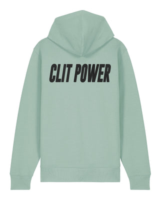 Hoodie à Zip Brodé "Clit Power"