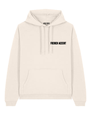 Hoodie Oversize Brodé "French Accent"