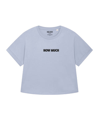 T-shirt Oversize Brodé "How Much"