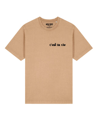 T-shirt Classic Brodé "C'est La Vie"