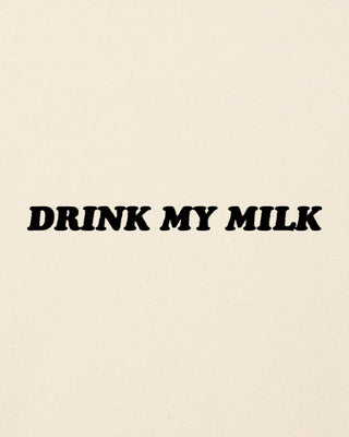 T-shirt Classic Brodé "Drink My Milk"