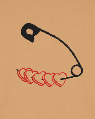 Polo Brodé "Heart Pins"