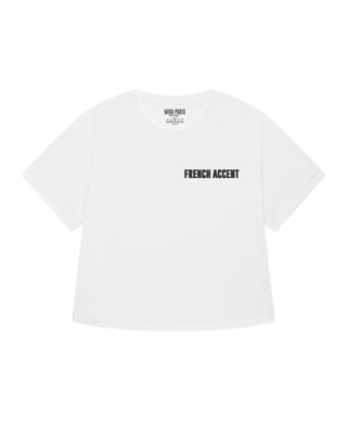 T-shirt Oversize Brodé "French Accent"