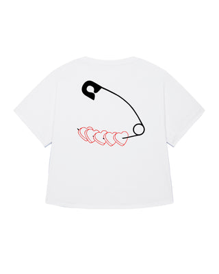 T-shirt Oversize "Heart Pins"