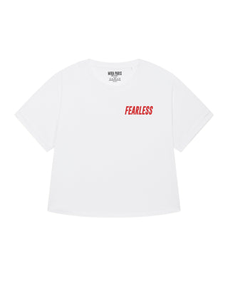 T-shirt Oversize Brodé "Fearless"