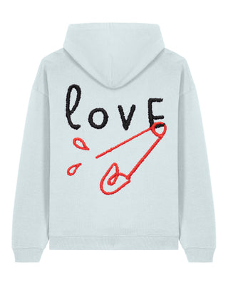 Hoodie Oversize Brodé "Love"