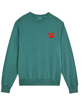 Sweatshirt Vintage Oversize Brodé "For Never"