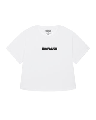 T-shirt Oversize Brodé "How Much"