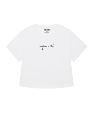 T-shirt Oversize Brodé "Faith"