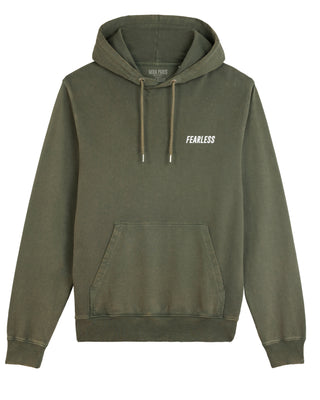 Hoodie Oversize Brodé "Fearless"