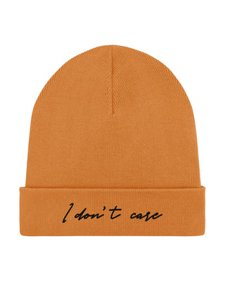 Beanie Classic Brodé "I Don't Care"