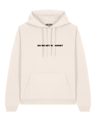 Hoodie Oversize Brodé "No Money No Honey"