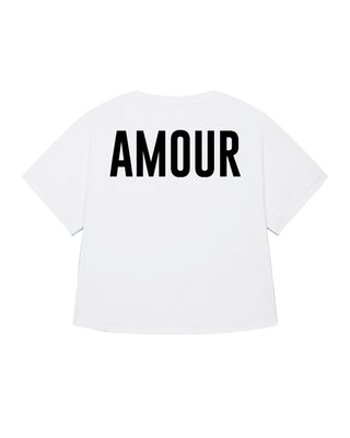 T-shirt Oversize  Imprimé au Dos "Amour"