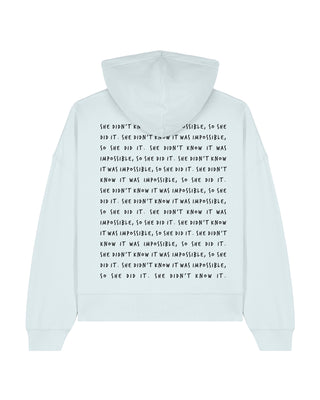 Cropped Hoodie "Impossible"