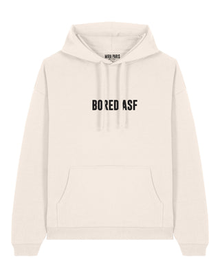 Hoodie Oversize Brodé "Bored ASF"