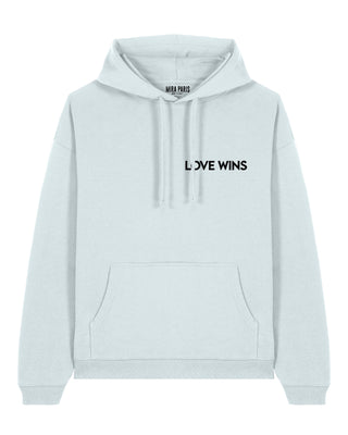 Hoodie Oversize Brodé "Love Wins"