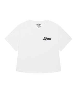 T-shirt Oversize Brodé "Amore"