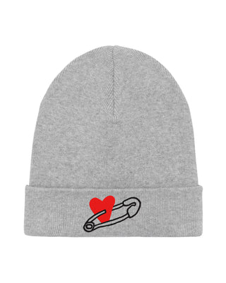 Beanie Classic Brodé "Coeur Pins"