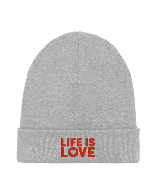 Beanie Classic Brodé "Life is Love"