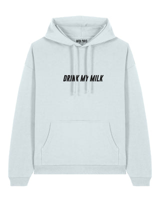 Hoodie Oversize Brodé "Drink My Milk"