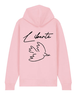 Hoodie à Zip Brodé "Liberté"