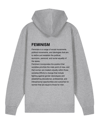 Hoodie à Zip "Feminism"