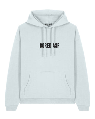 Hoodie Oversize Brodé "Bored ASF"