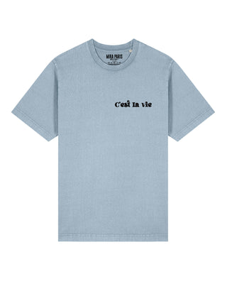 T-shirt Classic Brodé "C'est La Vie"