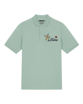 Polo Brodé "Je t’Aime"
