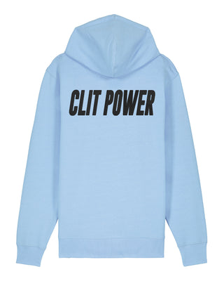 Hoodie à Zip Brodé "Clit Power"