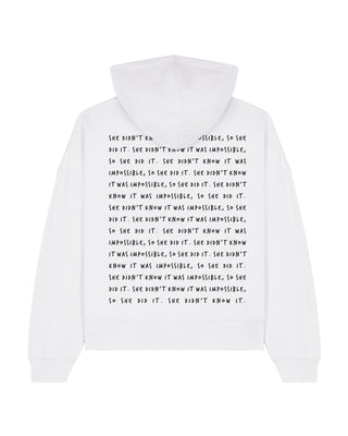 Cropped Hoodie "Impossible"