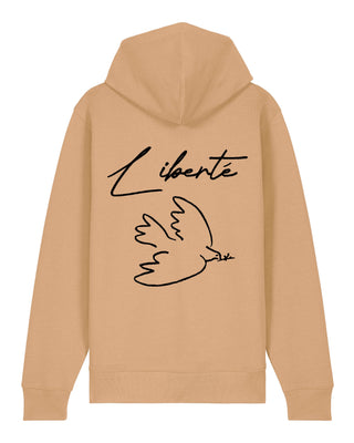 Hoodie à Zip Brodé "Liberté"