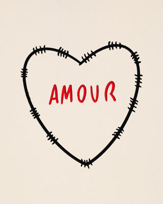 Polo Brodé "Amour"