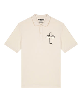 Polo Brodé "Karma Kills"