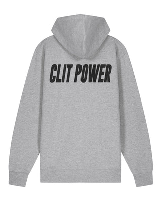 Hoodie à Zip Brodé "Clit Power"