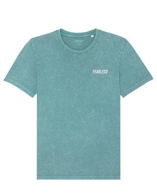 T-shirt Vintage Brodé "Fearless"