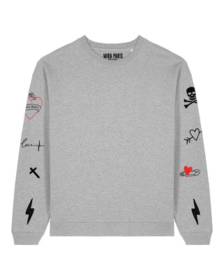 Sweatshirt Oversize Brodé "Mi Amor"