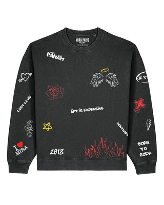Sweatshirt Oversize "Graffiti Mira"