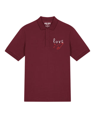 Polo Brodé "Love"