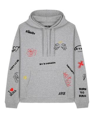 Hoodie Oversize "Graffiti Mira"