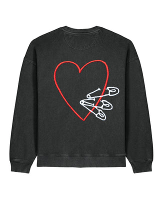 Sweatshirt Oversize Brodé "Pins"