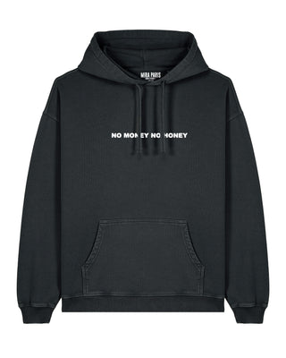 Hoodie Oversize Brodé "No Money No Honey"