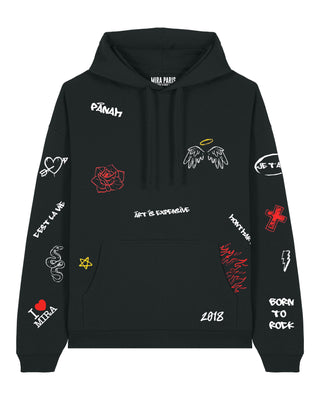 Hoodie Oversize "Graffiti Mira"