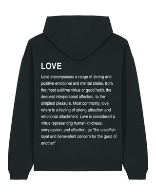 Hoodie Oversize "Love Definition"