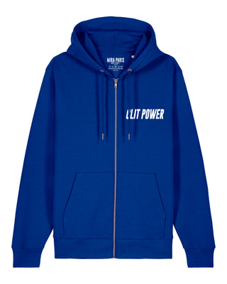 Hoodie à Zip Brodé "Clit Power"