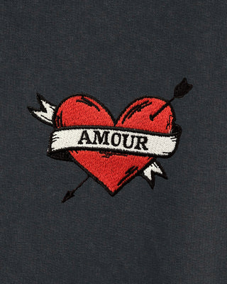 Hoodie Oversize Brodé "Amour"