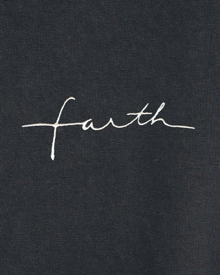 Sweatshirt Vintage Oversize Brodé "Faith"