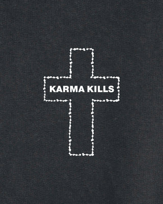 Hoodie Oversize Brodé "Karma Kills"