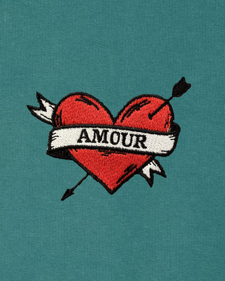 Sweatshirt Vintage Oversize Brodé "Amour"