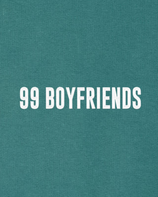 Sweatshirt Vintage Oversize Brodé "99 Boyfriends"